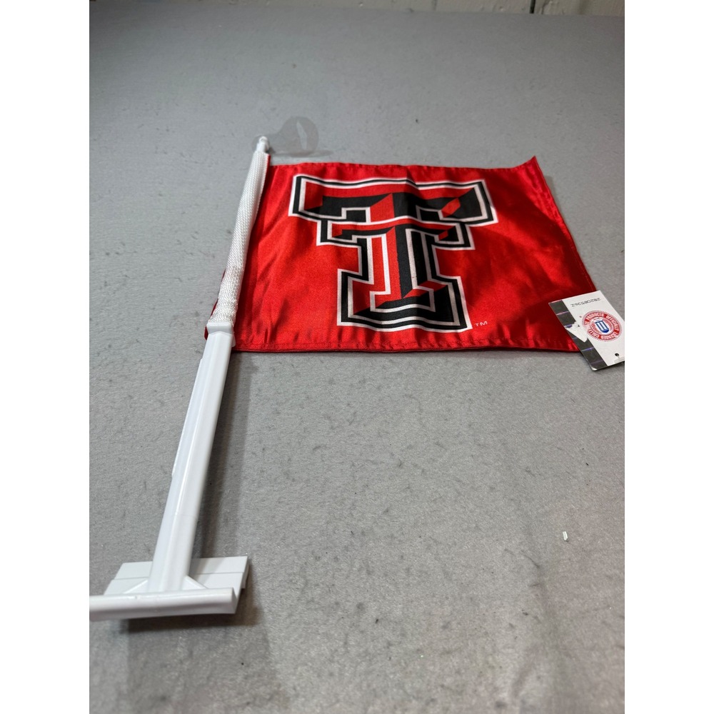 exas Tech Red‎ Raiders Car Flag – Official NCAA Licensed, Window/Vehicle Mount